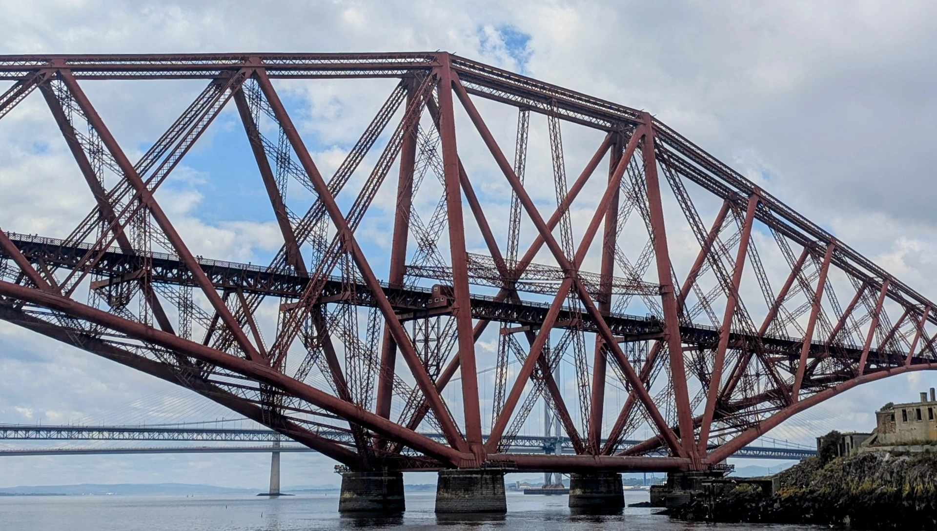 Background image - Forth Bridge Inchgarvie Cantilever July 2026 Bothy Crop
