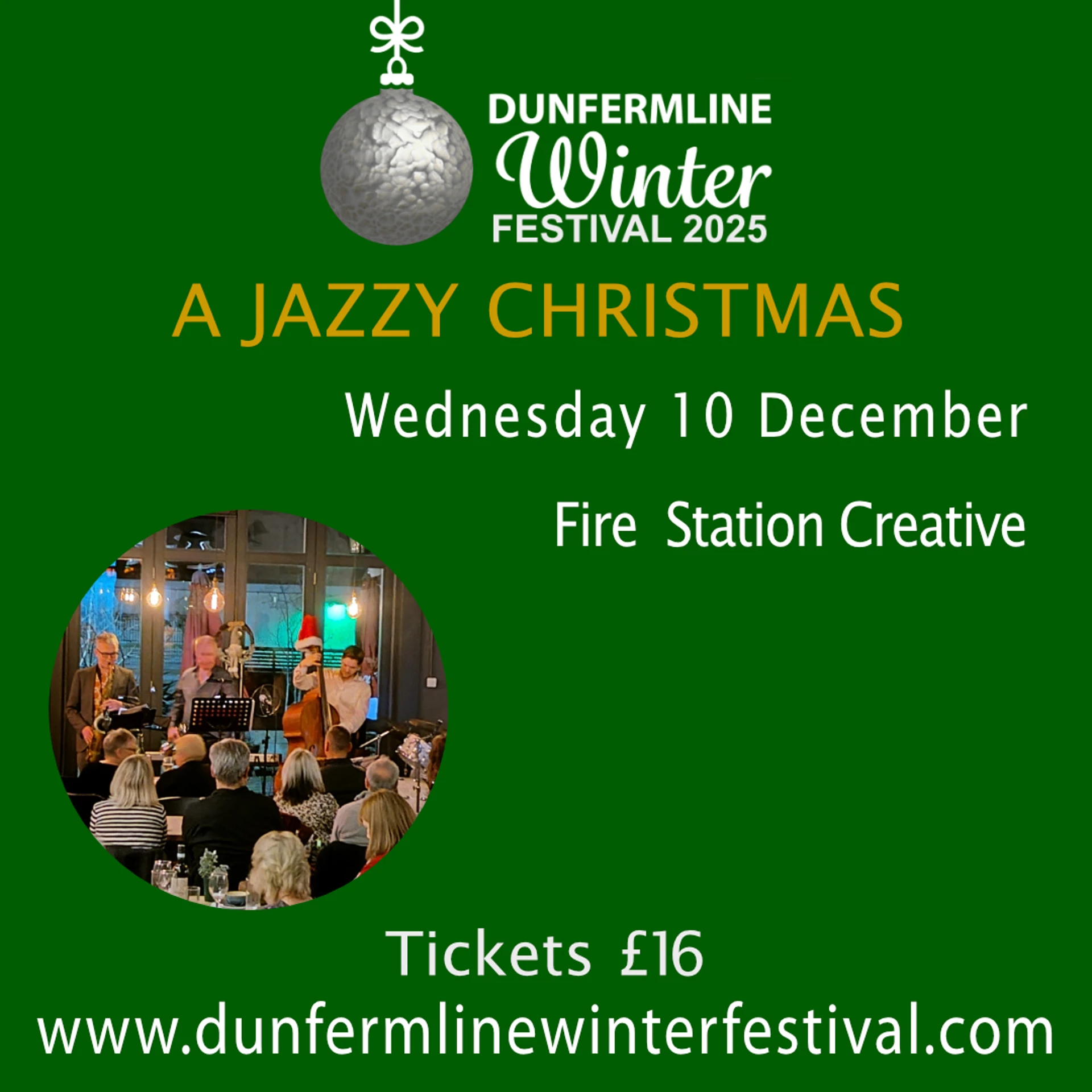 Background image - Jazzy Xmas Dunfermline
