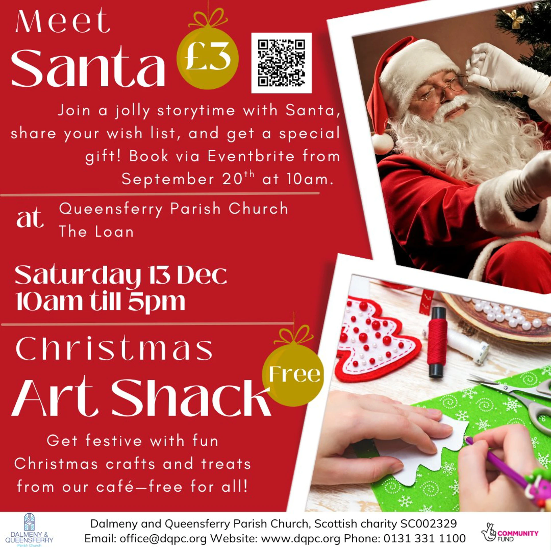 Background image - Meet Santa Dalmeny Church