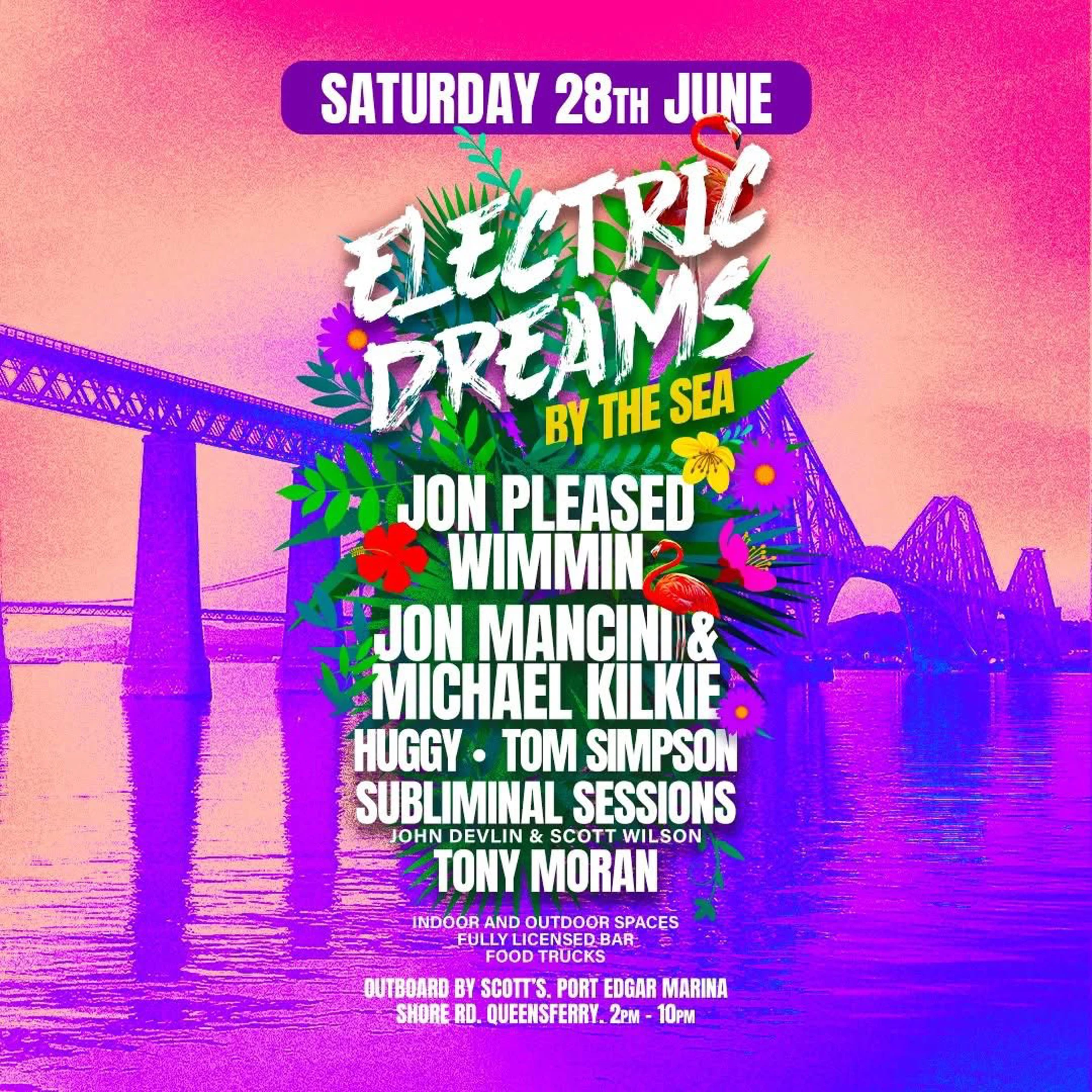 Background image - Electric Dreams By The Sea