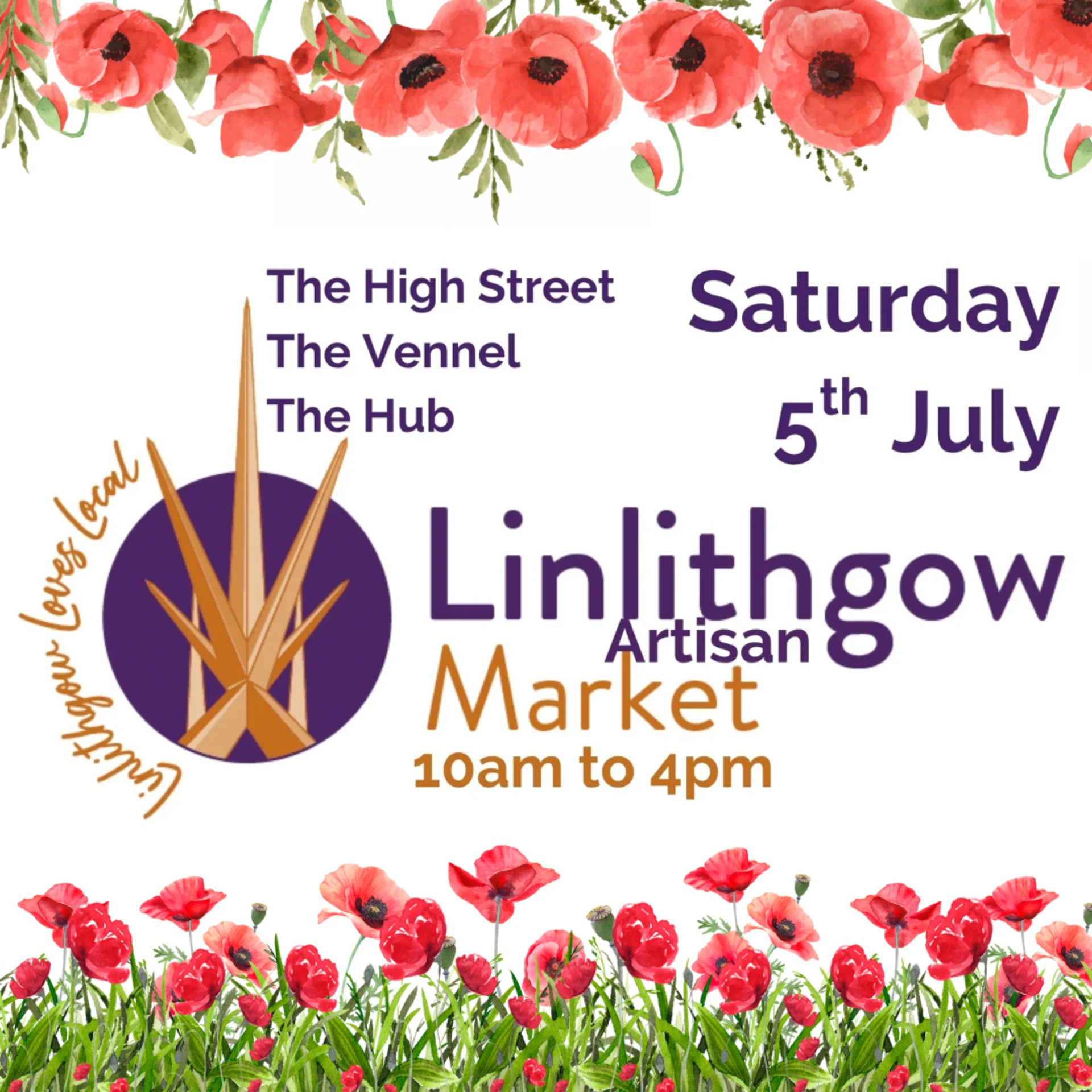 Background image - Linlithgow Market 5Th July