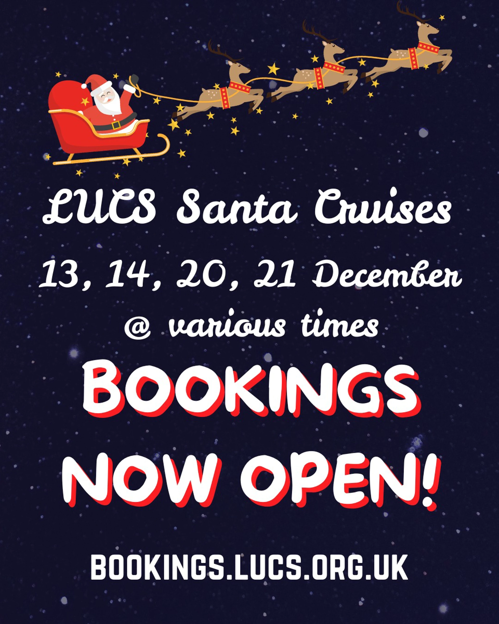 Background image - Linlithgow Canal Cruises Santa