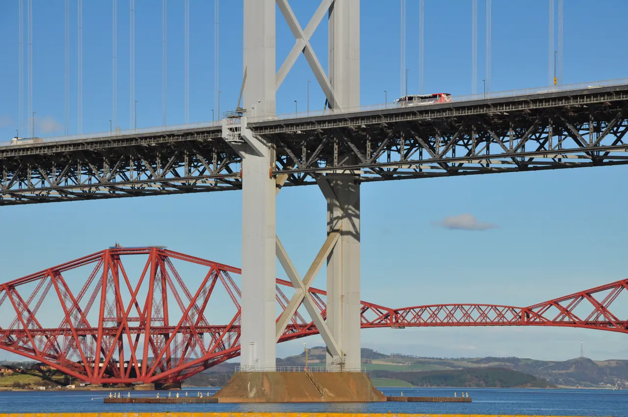 Turret Rd Bridge Forth Bridges Trail Stop | The Road Bridge South Tower