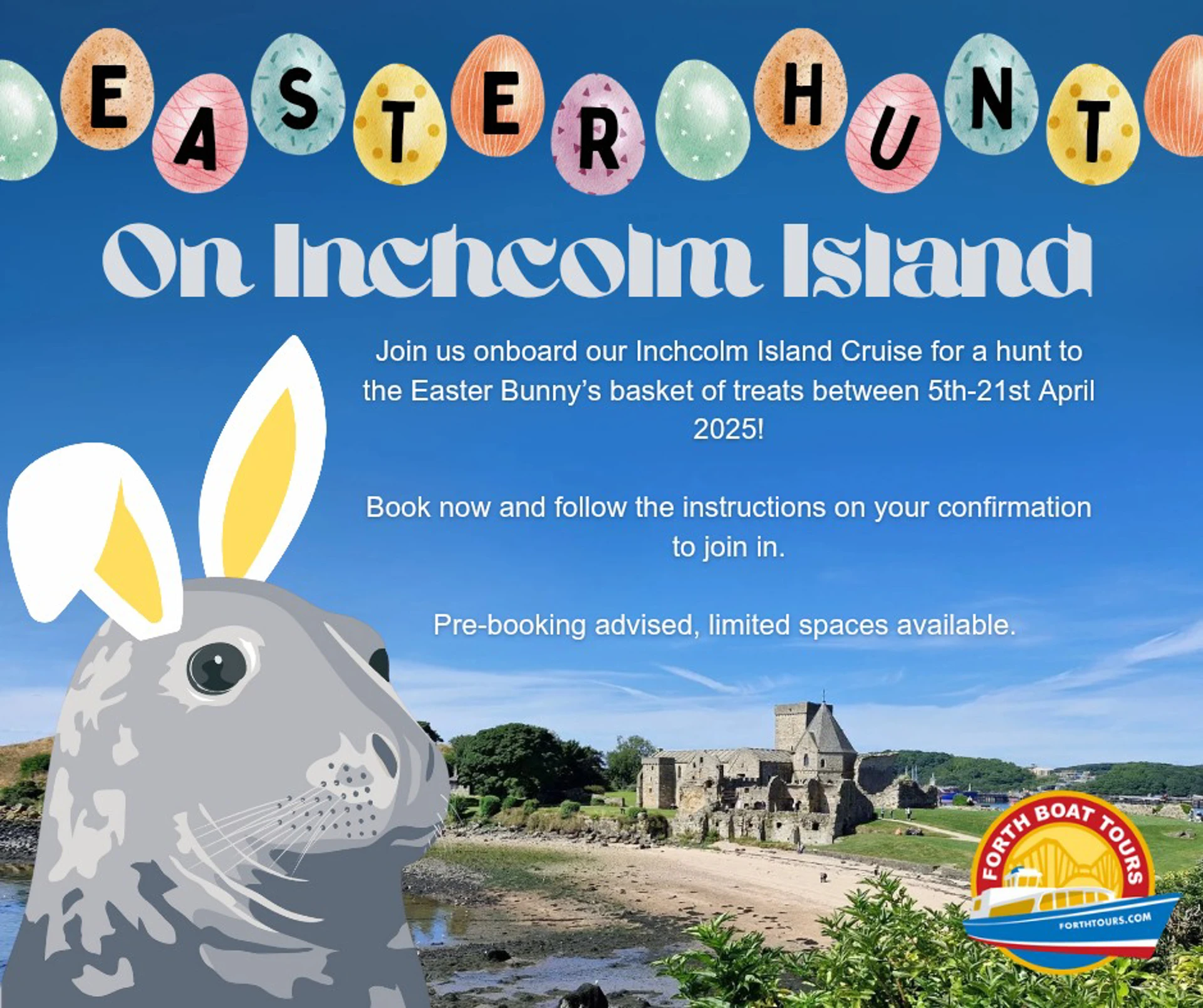 Background image - Easter Hunt Forth Boat Tours