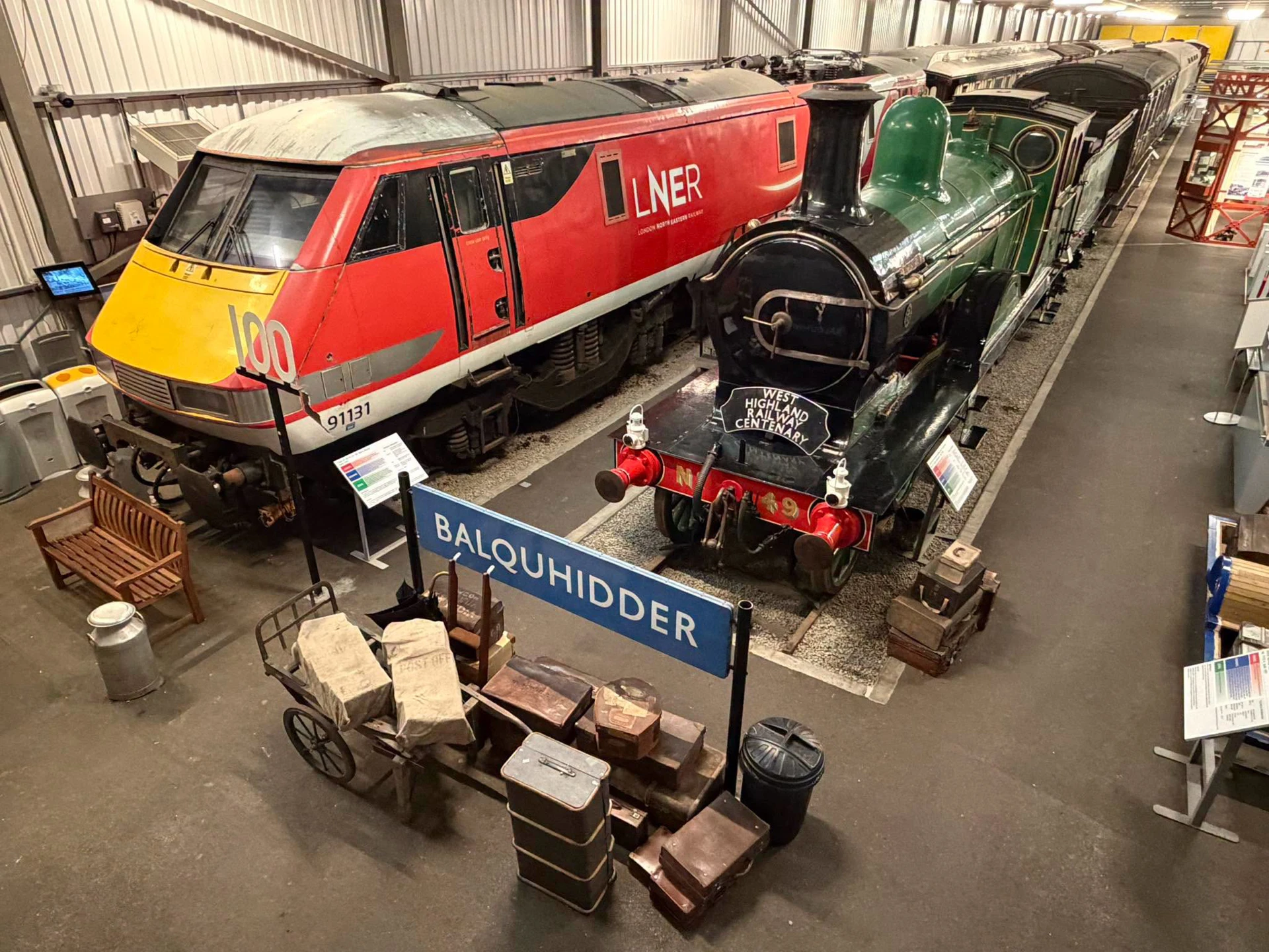 Background image - Museum Scottish Railways