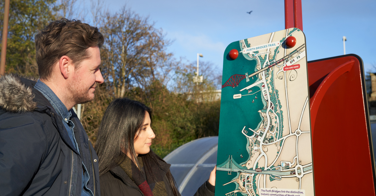 Forth Bridges Trail Stop Dalmeny Station