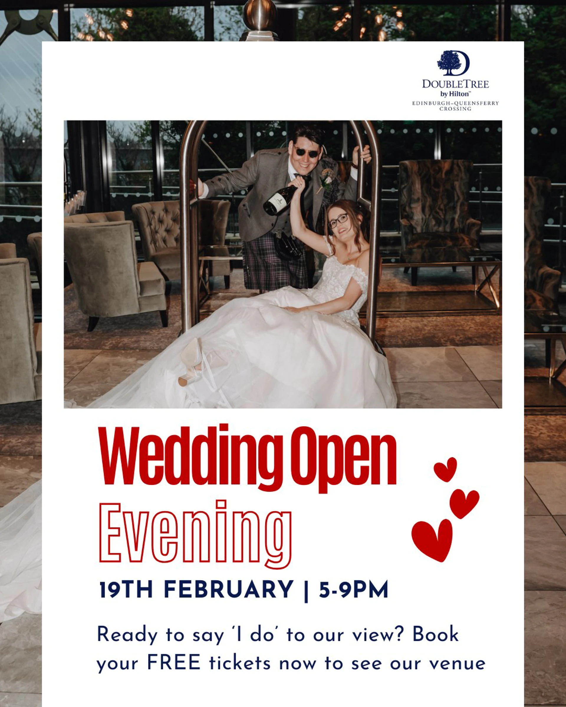 Background image - Double Tree Wedding Open Evening Feb 2026