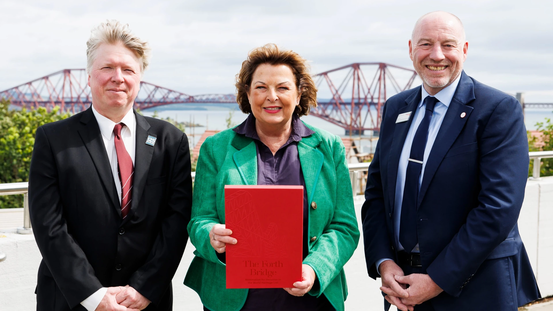 Background image - Mark Watson, Fiona Hyslop, Alan Ross Forth Bridge Cropped