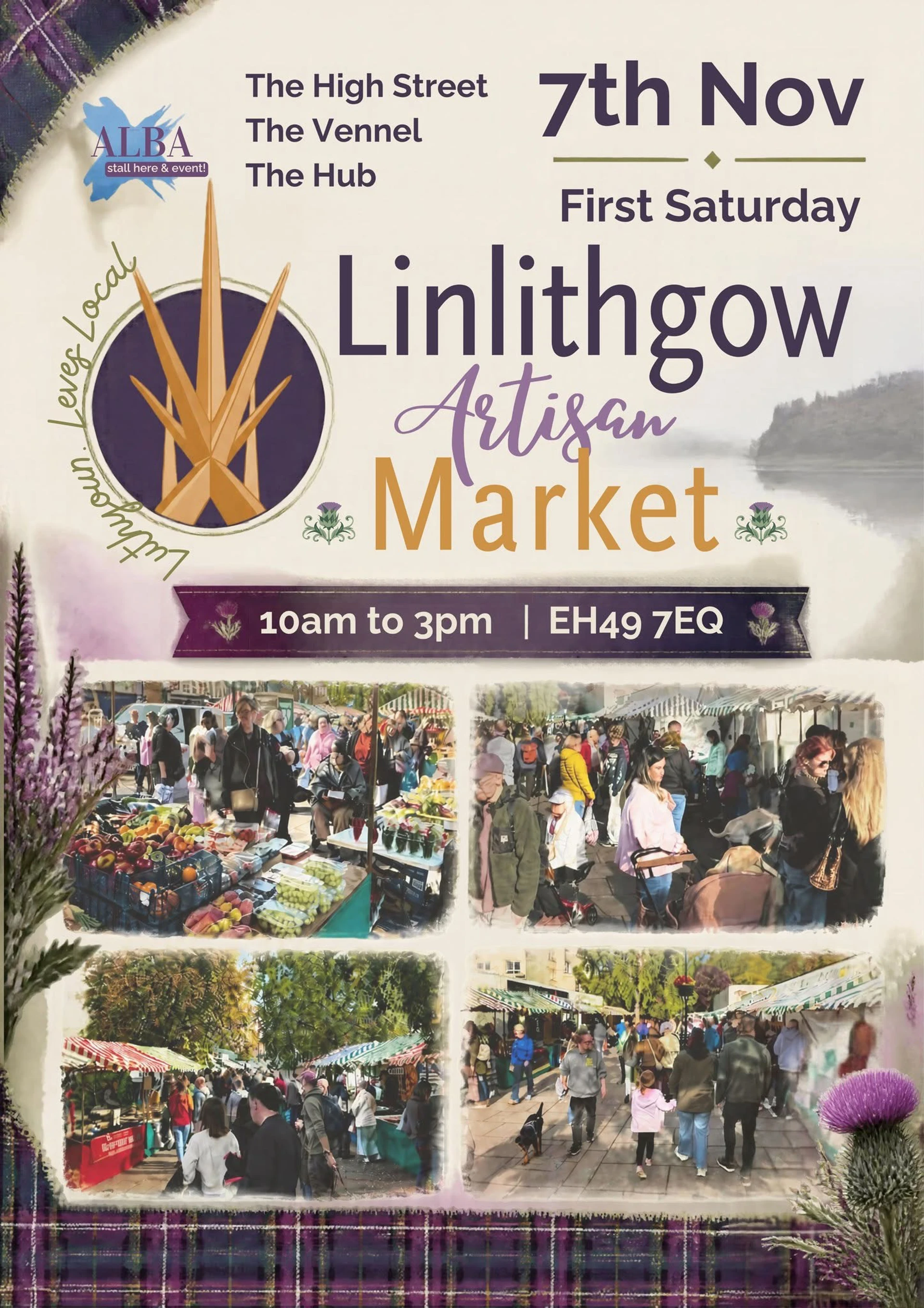 Background image - Linlithgow Artisan Market 071126