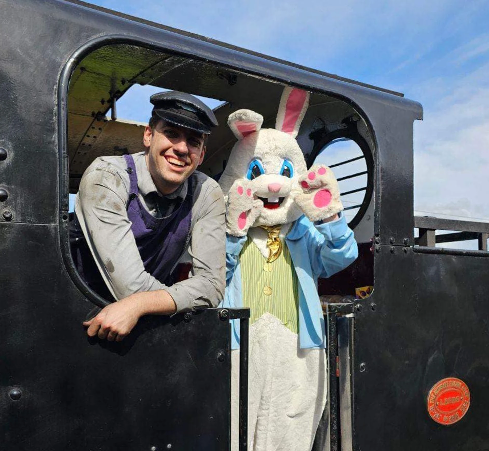 Background image - Easter Steam Train