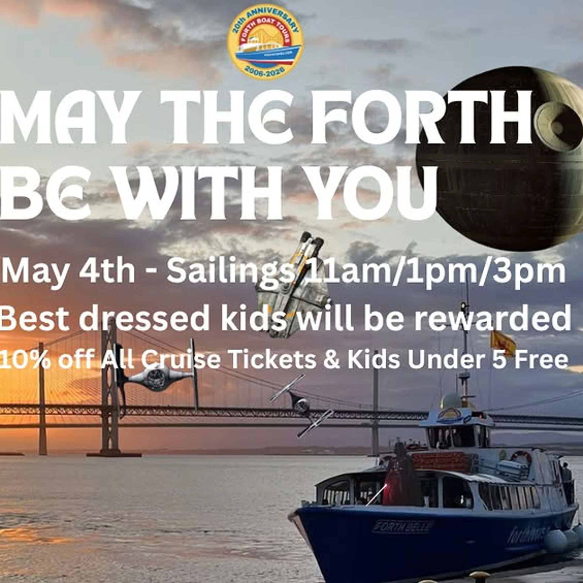 Background image - Forth Boat Tours May The Forth