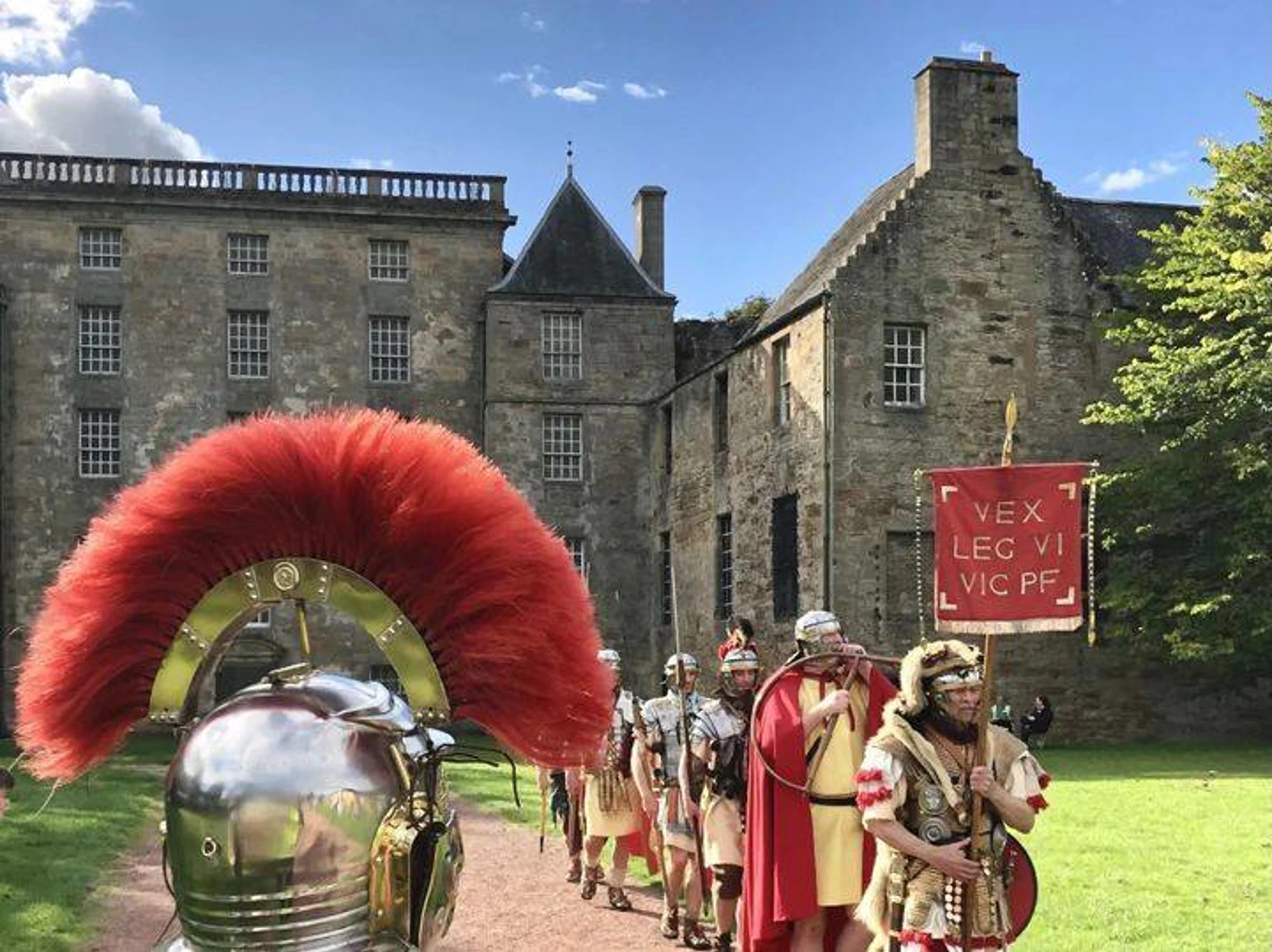 Background image - Roman Doors Open Day Kinneil House