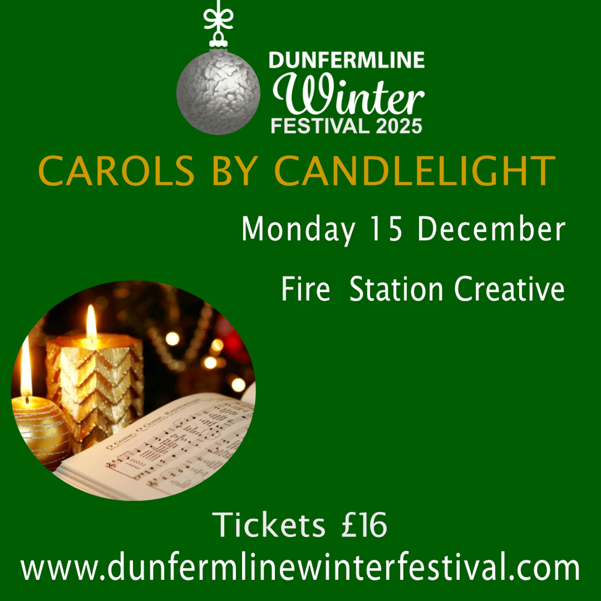 Background image - Carols By Candle Dunf